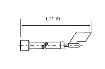Extension for Level Indicator, RHL length 1 m