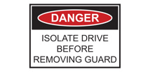 Danger Sticker Sign